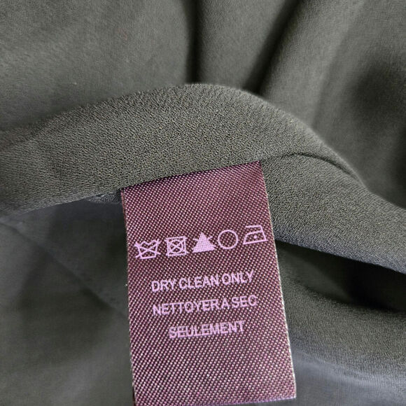 Hale Bob Wrap Dress Small Mob Wife Flowy Animal Print Dark Romantic Grunge - Picture 9 of 12